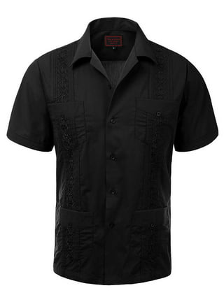 Men's Black Button Down Shirts