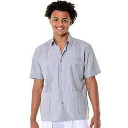 【2plan】Borti two pocket short sleeve shirt Mens Two Pocket Button Front Short Sleeve Shirt - Walmart.com