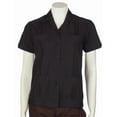 thumbnail image 1 of Guayabera shirt for women basic style polycotton SIZE:L COLOR:BK, 1 of 1