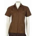 thumbnail image 1 of Guayabera shirt for women basic style polycotton SIZE:S COLOR:CH, 1 of 1