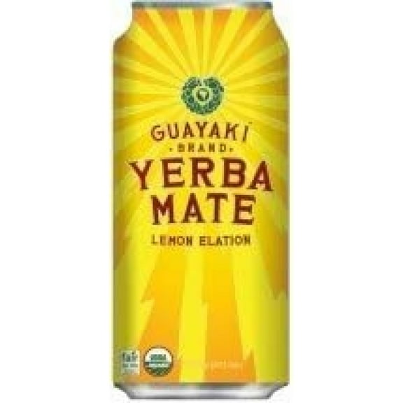 Guayaki Yerba Mate - Lemon Elation - 16oz.(Pack of 16)