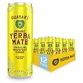 thumbnail image 1 of Guayaki Yerba Mate, Sparkling Clean Energy Drink Alternative, Organic Grapefruit Ginger, 12oz Cans (Pack of 12), 45 Calories Per Can, 80mg Caffeine, 1 of 3