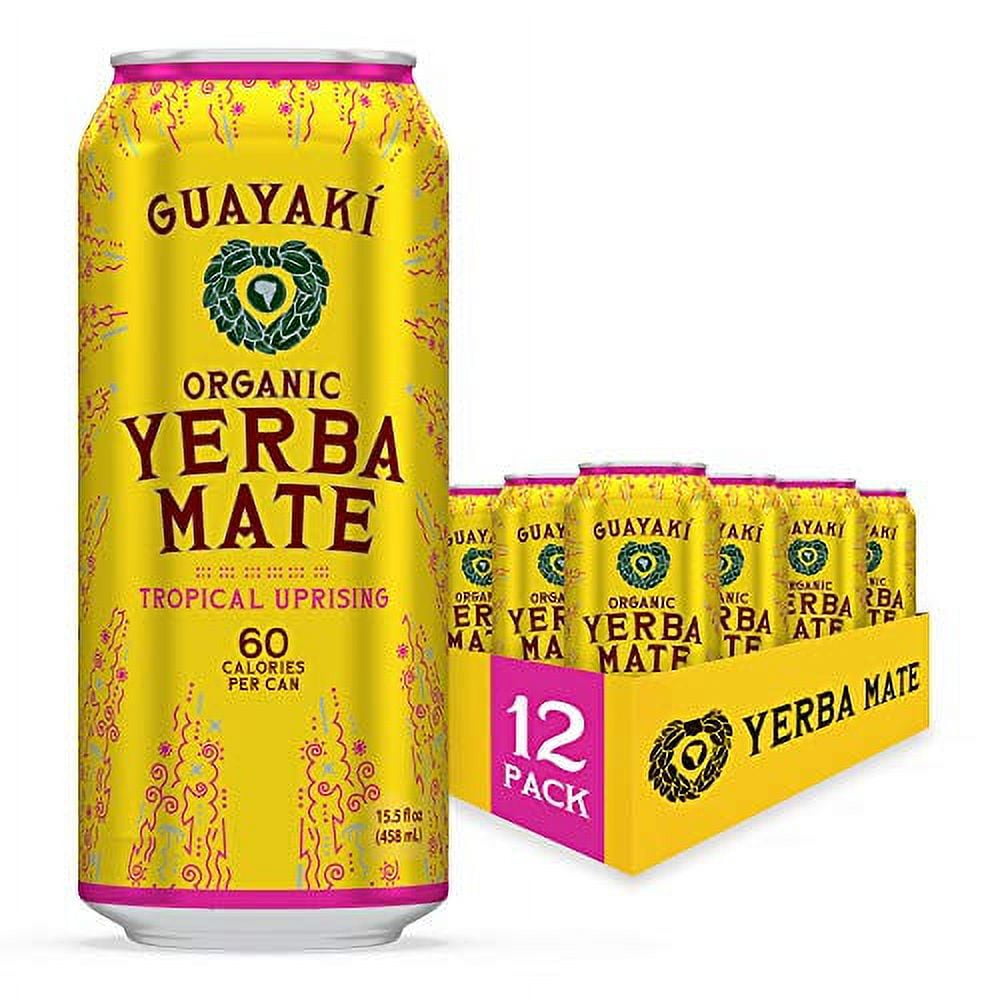 Guayaki Yerba Mate, Clean Energy Drink Alternative, Organic Tropical