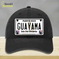 thumbnail image 1 of Guayama Puerto Rico Novelty License Plate Hat Unconstructed Cotton Black, 1 of 1