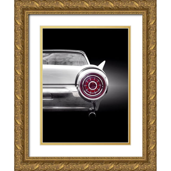 Gube, Beate 15x18 Gold Ornate Wood Framed with Double Matting Museum Art Print Titled - Us Classic Car 1963 Thunderbird Coupe
