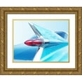 thumbnail image 1 of Gube, Beate 24x19 Gold Ornate Wood Framed with Double Matting Museum Art Print Titled - Us Classic Car 1959 Sedan Deville, 1 of 4