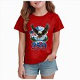 thumbnail image 1 of Gubotare 4th of July Kid Tee Baby-Girls and Toddler All Holidays,Birthdays Short Sleeve Graphic T-Shirts 3T 4T (Red,3-4 Years), 1 of 5