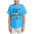 thumbnail image 1 of Gubotare 4th of July Shirts for Boys Toddler Baby Boys T-Shirts Short Sleeve Casual Tees Kids Summer Loose Tops (Sky Blue,Size 11-12 Years), 1 of 4