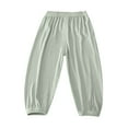 thumbnail image 1 of Gubotare Baby Bloomers Baby Boys Girls Cotton Linen Trousers Kids Casual Ankle Pants Loose Long Bloomers 6 12 18 24 Months 2T 3T 4T 5T 6T 7T 8T (Grey,7-8 Years), 1 of 3