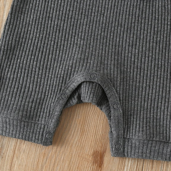 Gubotare Baby Bodysuit Baby Girl Daisy T Shirt Romper Short Sleeve Oversized Bodysuit Bubble Onesie Top Clothes,Gray 0-3 Months