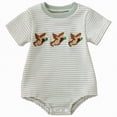 thumbnail image 1 of Gubotare Baby Bodysuit for Boys Short Sleeves Baby Bodysuits Short Sleeve Cotton Pack Of One 0 3 6 9 12 18 24 Months (Green,12-18 Months), 1 of 9
