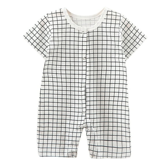 Gubotare Baby Boy Clothes Short Sets Neutral Baby Girls Boys Romper Cute Clothes Bodysuits Size 6-12 Months (Light Gray,6-12 Months)