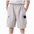thumbnail image 1 of Gubotare Baby Boy Plaid Shorts Baby-Boys and Toddler Boys Pull On Jogger Shorts 9 12 Months (Beige,9-12 Months), 1 of 5