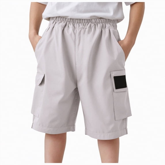 Gubotare Baby Boy Plaid Shorts Baby-Boys and Toddler Boys Pull On Jogger Shorts 9 12 Months (Beige,9-12 Months)