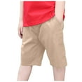 thumbnail image 1 of Gubotare Baby Boy Shorts Boys Cargo Shorts, Outdoor Hiking Shorts, Lightweight Athletic Short 9 12 18 24 Months 3T 4T 5T (Khaki,Size 18-24 Months), 1 of 4