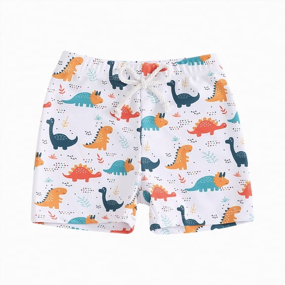 Gubotare Baby Boy Swim Trunks Boys Swim Trunks Quick Dry Swimwear Bathing Suit for Little Boys Beach Swim Boards Shorts 3T 4T (White,3-4 Years)