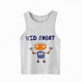 thumbnail image 1 of Gubotare Baby Boy Tank Tops Boys Tank Top Crew Neck Sleeveless Undershirts for Kids Essential Classic Vest Shirt 4T 5T (Orange,4-5 Years), 1 of 3
