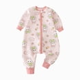 thumbnail image 1 of Gubotare Baby Boy's Girls Clothes 100% Cotton Long Sleeve Romper Bodysuit (Pink, 4-5 Years), 1 of 4