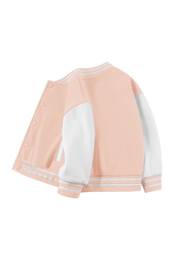 Baby Boys Fleece Jacket Boys Girls Zip Up Hoodie Fleece Lined Hooded Jacket Girls Active Jacket Size 4T 5T,(Pink 4-5 Years)