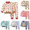 thumbnail image 1 of Gubotare Baby Boys Pajamas Set 2-Piece Long Sleeve Snug Fit Soft Cotton Sleepwear for Toddler Kids 12Months-7Years Yellow,Size 5-6 Years, 1 of 4