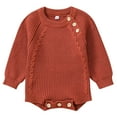 thumbnail image 1 of Gubotare Baby Boys Sweaters Toddler Baby Girl Boy Sweater Print Knit Long Sleeve Pullover Sweatshirt Sweaters Size 9 12 Months (Red,9-12 Months), 1 of 7