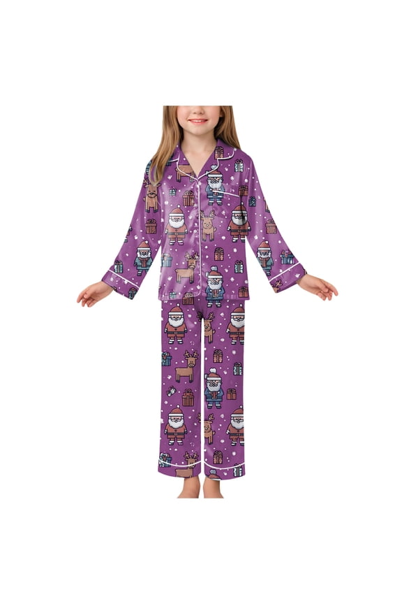 Baby Christmas Pajamas Soft Breathable Baby Toddler Boys Girls Snug fit Pjs Long Sleeve Pajamas Set Sleepwear Daily 3T 4T (Purple,3-4 Years)
