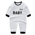 thumbnail image 1 of Gubotare Baby Clothes Boy Summer Unisex-baby Side Snap Short-sleeve Bodysuit Size 6-12 Months (White,6-12 Months), 1 of 4