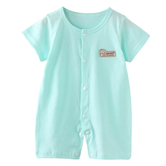 Gubotare Baby Clothes for Boys Funny Baby Bodysuit Cute Boy Girl Clothes Super Soft Suit Comfy One-Piece Gift Size 0-6 Months (Light Blue,0-6 Months)
