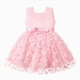 thumbnail image 1 of Gubotare Dress Baby Girl Butterfly Embroidered Newborn Baby Girls Tulle Gown Sleeveless Bow Pageant Dress 12 18 Months (Red,12-18 Months), 1 of 8