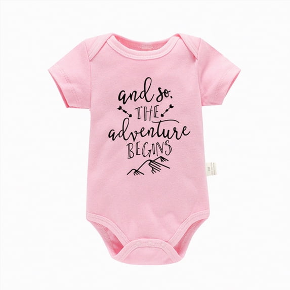 Gubotare Baby Girl Bodysuit Boho Baby Girl Romper Funny Romper Baby Bodysuit Cute Romper 0 3 6 9 12 18 24 Months (Pink,18-24 Months)