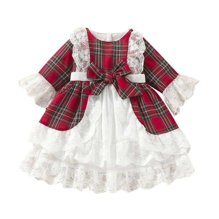 Gubotare Baby Girl Christmas Dress Toddler Kids Baby Girl