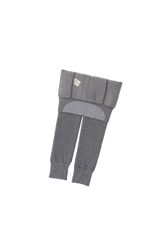 Baby Girl Leggings Toddler/Little Kid/Big Kid Girl's Footless Tights Ultra Soft Knit Warm Footless Tights (Grey,6-8 Years)