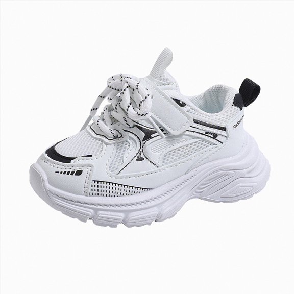 Gubotare Baby Girl Shoes Toddler Baby Shoes Toddler Walking Shoes Soft Rubber Sole Sneakers for Baby Girls Size 7 (White,Toddler 7)