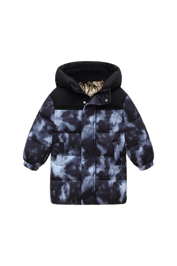 Baby Jacket Toddler Down Jacket Puffer Coat Lightweight Warm Hooded Winter Coat for Toddler Boys Girls 3T 4T (Camouflage,3-4 Years)