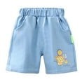 thumbnail image 1 of Gubotare Baby Jean Shorts Toddler Kids' Denim Shorts - Breathable Summer Jeans for Boys & Girls, Soft Stretch Waist Casual Play Shorts 6 12 24 Months 2T 3T 4T 5T 6T (Sky Blue,3-4 Years), 1 of 9
