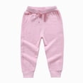 thumbnail image 1 of Gubotare Baby Joggers Pants for Boy Boy's Baggy Sweatpants Casual Pants Elastic Waist Athletic Joggers Sweat Pants 2T 3T (Pink,2-3 Years), 1 of 3