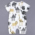 thumbnail image 1 of Gubotare Baby Romper Boys baby-boys Romper Jumpsuit,Organic Cotton One-piece Coverall,Gray 12-18 Months, 1 of 5