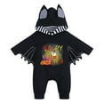 thumbnail image 1 of Gubotare Baby Rompers Boys Long Sleeve Toddler Baby Boy Halloween Pumpkin Romper Long Sleeve One Piece Jumpsuit Outfit Holiday Clothes 0 3 6 9 12 18 24 Months (Green,3-6 Months), 1 of 9