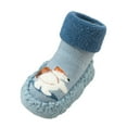 thumbnail image 1 of Gubotare Baby Shoes Slippers Toddler Girl Boy Non-Slip Soft Sole Slip On House Shoes,Blue 0-6 Months, 1 of 3