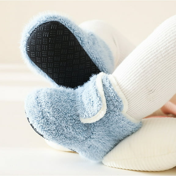 Gubotare Baby Socks Boy Baby Socks Cotton Ankle Crew Sock with Grip Non Slip Non-Skid Soles for Toddlers Unisex Baby Kids,Sky Blue 6-12 Months