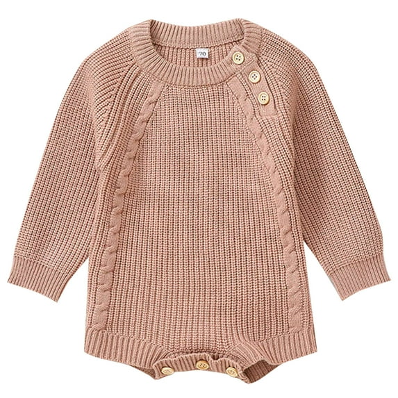 Gubotare Baby Sweaters for Girl Baby Boy Girl Football Outfit Cute Letter Long Sleeve Crew Neck Oversized Sweater Toddler Fall Winter Clothes Size 6 9 Months (Pink,6-9 Months)
