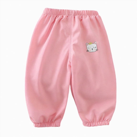 Gubotare Baby Sweatpants Boy Toddler Baby Boys Sweatpants Elastic Waist Trousers Active Jogger Pants 2T 3T (Pink,2-3 Years)
