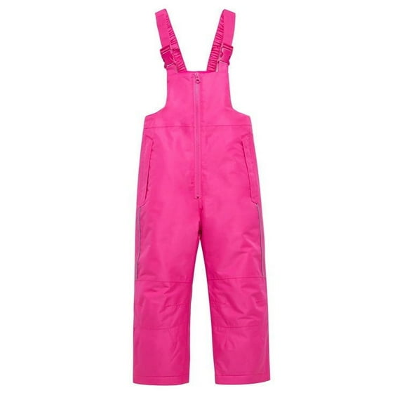 Gubotare Baby Toddlers Snow Bib Overalls Winter Warm Pants Kids Insulated Trousers Skiing Pants Snow Bibs Overall Jumpsuit 4T (Pink,4 Years)