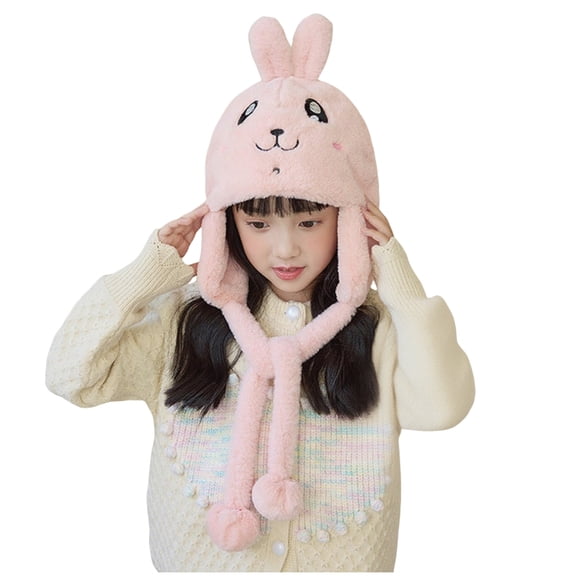 Gubotare Baby Winter Hat Winter Hats for Kids Beanies Boys Girls Toddler Beanie Hat Wool Soft Fuzzy Warm Gift (Pink,One Size)