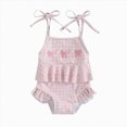 thumbnail image 1 of Gubotare Bathing Suit for Little Girls Toddler Girl Swimsuit Baby Girl’s Swimwear Girls Bathing Suits Girls One Piece Swimsuits 18 24 Months (Pink,18-24 Months), 1 of 6