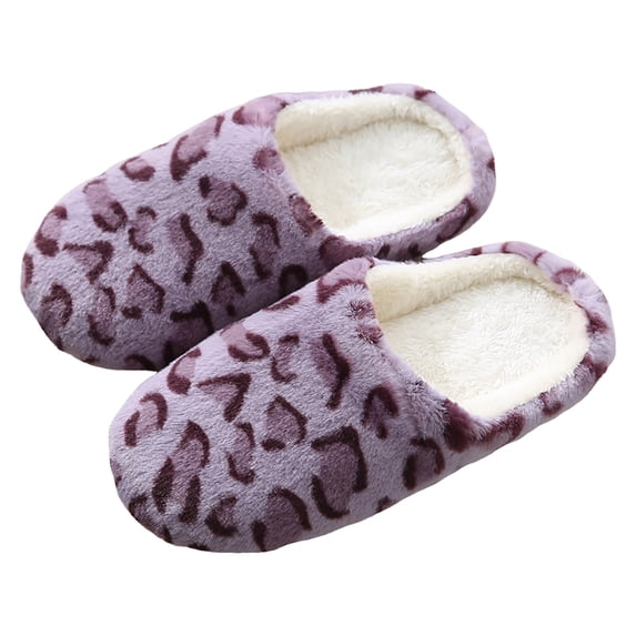 Gubotare Bed Slippers for Women Comfort Non-Slip Lightweight Slippers for Women Pillow House Slippers Shower Shoes Indoor Slides Ultimate Thick Sole for Slippers for Women Indoor Size 5 (Purple,5)