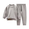 thumbnail image 1 of Gubotare Big Boys Pajamas Kids Soft Sleepwear Long Sleeve Boys Girls Pajama Outdoor 2-Piece Tops Pant Casual Sets Tie Dye Pj Size 11-12 (Grey,11-12 Years), 1 of 4