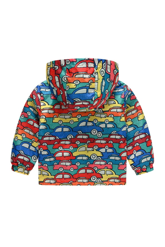 Big Boys Winter Coats Steve Creeper Zip Up Winter Coat Puffer Jacket,Red 18-24 Months