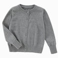 thumbnail image 1 of Gubotare Big Girl Cardigan Sweater Girls Casual Open Front Long Sleeve Cardigan Pocket Fashion Sweater Outwear Size 13-14 (Grey,13-14 Years), 1 of 5