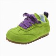 thumbnail image 1 of Gubotare Big Girl Shoes Toddler Shoes Boys Girls Barefoot Shoes Kids Breathable Walking Running Shoe Slip On Sneakers Lightweight Outdoor Athletic Tennis Shoe Size 3 (Green,Big Kids 3), 1 of 9